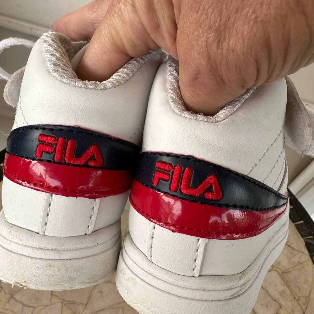 Fila boys toddler high top sneakers size 8